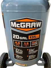 Mcgraw 20 Gallon 1.6 HP 135 PSI Oil Lube Vertical Air Compressor *LOCAL